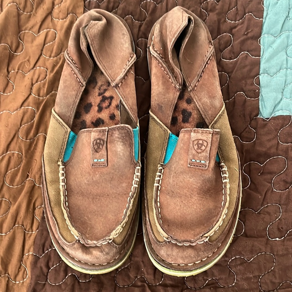 Ariat Brown Slip On Size 9 B